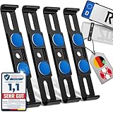 ROADZ® Kennzeichenhalter Rahmenlos - [unsichtbar & legal] - Sicherung für...