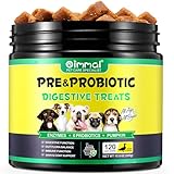 HRAMEX Hunde Probiotika als Leckerli(Entenaroma 120PCS),Hund Darmflora...