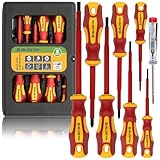 BLOSTM Isoliertes Schraubendreher-Set – 8-teiliges VDE-geprüftes...