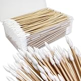 400 Spitzen lange Wattestäbchen – 15,2 cm mit Aufbewahrungsbox – für...