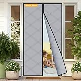 Sylken Thermo Türvorhang Kälteschutz 80 x 200 cm, Magnetischer...