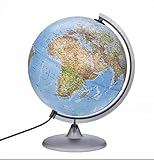 ORBIT GLOBES & MAPS Schülerglobus Doppelbild Leuchtglobus 30cm deutsch mit...