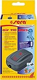 sera air 110 Plus Luftpumpe | 110 Liter/Stunde mit 1 Anschluss | Leise &...