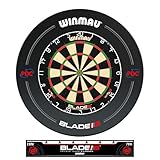 WINMAU Blade 6 Turnierdartscheibe Dartboard Surround Set inklusive...