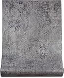 Bai You Mei Klebefolie Möbel Grau, 40x300cm Möbelfolie Betonoptik...