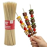 Comfy Package [30,5 cm - 100 Stück] Bambus-Holzspieße für Shish Kabob,...