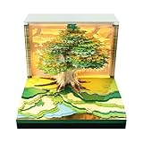 Kalender 2025, Baumhaus-Kalender 2025, bunte Papierskulptur, niedlicher...