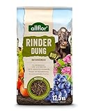 Allflor Rinderdung gekörnt - 1 x 12,5 Kg - Rinderdungpellets im Beutel -...
