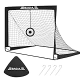 BAGAIL Fußballtor, Pop-up-Fußballnetz mit Zieltor, Erdnägeln und...