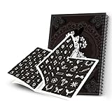 Tattoo Schablonen 115 Stück wiederverwendbar Airbrush Schablonen...