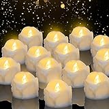 daphomeu LED Kerzen, 14 Set flackender LED Teelichter ideal für Halloween,...