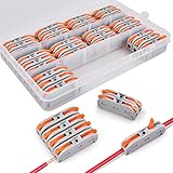 33 Stück Kabelverbinder lüsterklemmen, SPL-1 kabelklemmen Elektro...