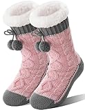 Welwoos Damen Kuschelsocken Stoppersocken Warme Rutschsichere Dicke...