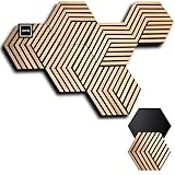 AKUSTIKPANEELE Holz WANDDEKO Holzpaneele Wand - 3D Wandpaneele HOLZ...