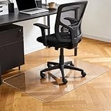 Bodenschutzmatte Bürostuhl, Schreibtischstuhl Unterlage Transparent,...