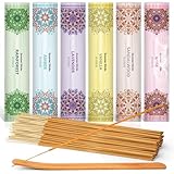 LA BELLEFÉE Räucherstäbchen Set 120 Sticks, 6 Boxen mit 6 Düfte -...
