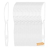 Coztie Plastikbesteck, 200 Stück Plastikmesser, Party Besteck, Premium...