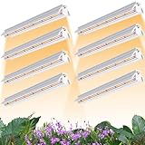 Niello 8Pack T5 Pflanzenlampe, 42cm 80W LED Grow Lampe für Zimmerpflanzen...