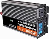 1500 Watt Pure Sinuswellenleistung (3000 W Peak), DC 12 V/24 V/48 V/60 V...