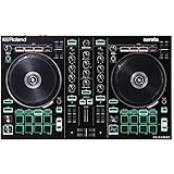 Roland DJ-202 DJ Controller, 2-Kanal-Controller für Serato Intro mit vier...