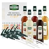 Mathieu Teisseire SET Café 5+5-5x Kaffee Sirup + 5x Pumpen - Karamell,...