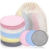 Guduling 30 Stück Make Up Entferner Pads Waschbar,Wattepads...