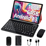 GOODTEL 2025 Neueste Android 13 Tablet 10 Zoll, 10GB RAM+64GB ROM, 5G+2.4G...