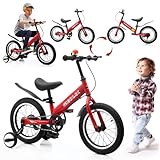 GHBXJX 3-in-1 Laufrad ab 3 Jahre/Balance Bike mit Bremse & Fußstütze,...