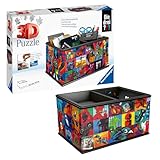 Ravensburger 3D Puzzle 11589 - Aufbewahrungsbox Die DREI ??? - Praktischer...