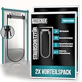 PROCREA® 2x Premium Staubschutztür mit Reißverschluss [Großer Zipper,...