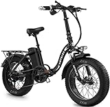 KETELES Klapprad E-Bike Elektrofahrrad 20 Zoll, 48V 35Ah Lithiumbatterie,...