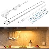 WOBSION 42CM LED Unterbauleuchte Küche Dimmbar mit Berührungsloser...