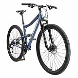 BIKESTAR Fully Mountainbike Shimano 21 Gang Schaltung, Scheibenbremse 29...