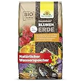 Neudorff NeudoHum BlumenErde 20L Bio - Torffreie Zimmerpflanzen Erde für...