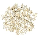 DLUSZERT 600 Stück Holzsterne Scheiben, Mix Holz Sterne Deko, Unvollendete...