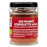 Bremer Gewürzhandel Piment d'Espelette BIO, Gorria Chili, mild-aromatisch,...