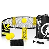 FLASHBALL® Roundnet Pro Set mit 3 Bällen - Das ultimative Sporterlebnis...