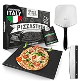 Pizza Divertimento [DAS ORIGINAL - Pizzastein für Backofen und Gasgrill...