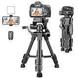 JOILCAN Mini Stativ 63.5cm, Aluminium Kamera Stativ für Cannon/Sony/DSLR...