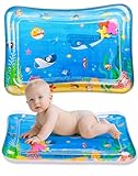 Wassermatte Baby Ozean Blau – Spielzeug ab 3, 6, 9 Monate für Bauchlage...