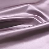 TOLKO 1m Glanz Satin Stoff Meterware | Modestoff Dekostoff Gardinenstoff |...