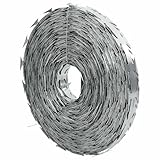 vidaXL BTO-22 NATO-Klingendraht Stacheldraht Natodraht Sperrdraht 100 m...