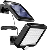 MPJ Solarlampen für Außen, 56 LED Solarleuchte Aussen mit...