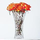 H&D HYALINE & DORA 28.5x15.5cm Glasblumenvase in Sonnenblumenform,...