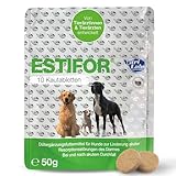 NutriLabs ESTIFOR Kautabletten für Hunde 10 Stück - Mit Bentonit, Kamille...