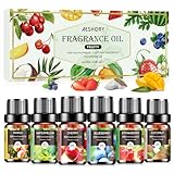 AESHORY Fruchtig Ätherische Öle Set für Diffuser 6 x 10ML, Aromatherapie...