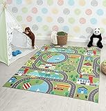 the carpet Happy Life Kinderzimmer, Kinderteppich, Spielteppich, Waschbar,...