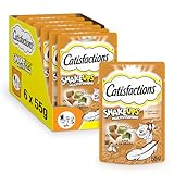 Catisfactions Snack für Katzen, Shake Ups Multivitamins Hofleckereien, 6...