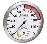 TFA Dostmann Analoges Sauna-Thermo-Hygrometer, hitzebeständige...
