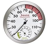 TFA Dostmann Analoges Sauna-Thermo-Hygrometer, hitzebeständige...